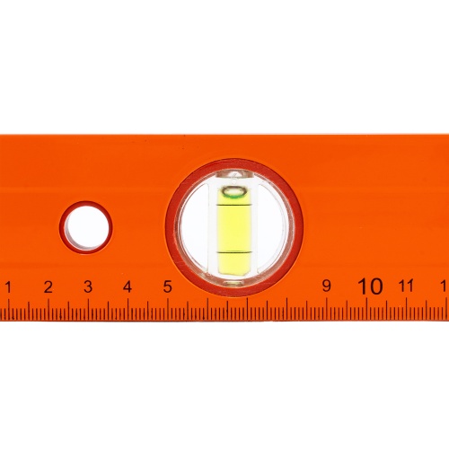 Уровень алюминиевый, 1200 мм, 3 глазка, желтый, линейка Sparta фото 5