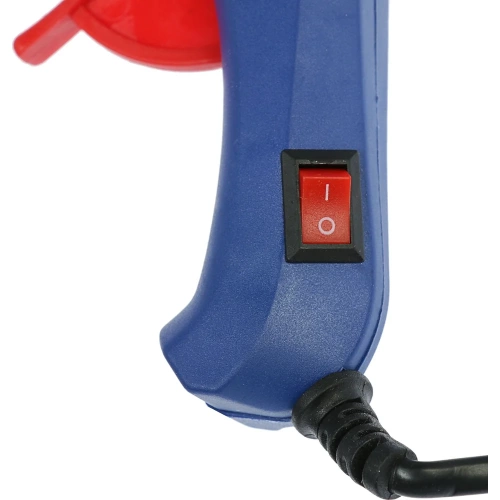 Клеевой пистолет TUNDRA 20 Вт, 220 В, выключатель, индикатор, антикапля, шнур 1.2 м, 7 мм 4365664 фото 7