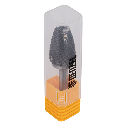 Борфреза по металлу твердосплавная, параболическая, тип-F, 16 мм Denzel фото 3