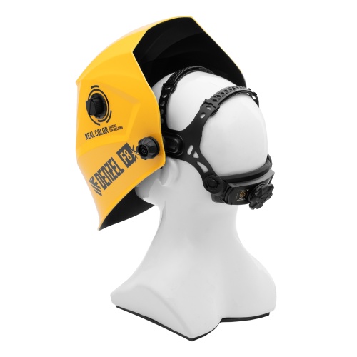 Щиток защитный лицевой (маска сварщика) F8, см. окно 100х50, Real Color, DIN4/5-8/9-13// Denzel фото 3