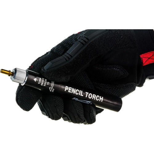 Газовая горелка SPARTA тип "Карандаш" + 2 насадки для пайки, 200 мм 914185 фото 10