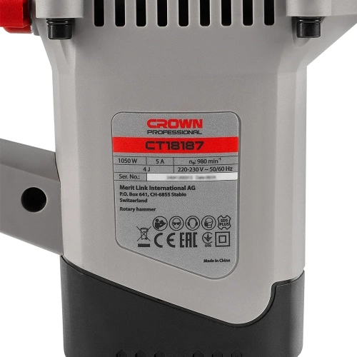 Перфоратор Crown CT18187 BMC фото 9 Перфоратор Crown CT18187 BMC фото 9