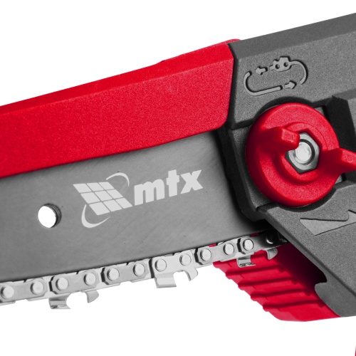 Цепная мини-пила аккумуляторная, MCS-100, шина 100 мм, Li-Ion, 20 В MTX фото 22