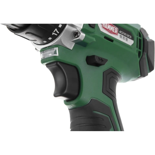 Аккумуляторная дрель-шуруповерт Hammer Flex 12 В, 2x1.5 Ач, Li-ION, 10 мм, 0-350/0-1400 об/мин, 26 Нм, в кейсе ACD12/2CS фото 10 Аккумуляторная дрель-шуруповерт Hammer Flex 12 В, 2x1.5 Ач, Li-ION, 10 мм, 0-350/0-1400 об/мин, 26 Нм, в кейсе ACD12/2CS фото 10