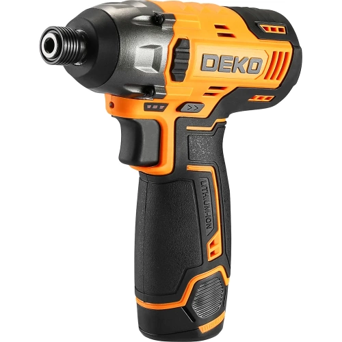 Винтоверт аккумуляторный ударный DEKO DKIS12FU-Li, 12В, 1x2.0Ач 085-1110 фото 3