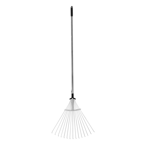 Грабли веерные стальные, 190 - 520 х 1200 - 1500 мм, 15 зубьев, раздвижные, стальной черенок, Palisad фото 2