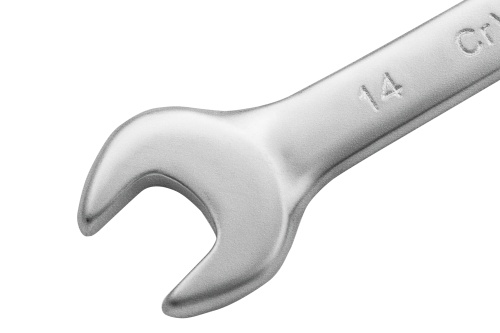 Ключ комбинированный, 14 мм, CrV, матовый хром Matrix фото 2