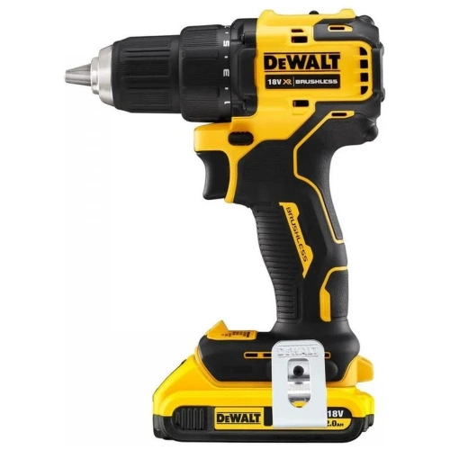 Аккумуляторная дрель-шуруповерт Dewalt DCD708D2T, 18 В, 1650 об/мин, с 2 АКБ 2 Ач и ЗУ, в кейсе TSTAK DCD708D2T-QW фото 3