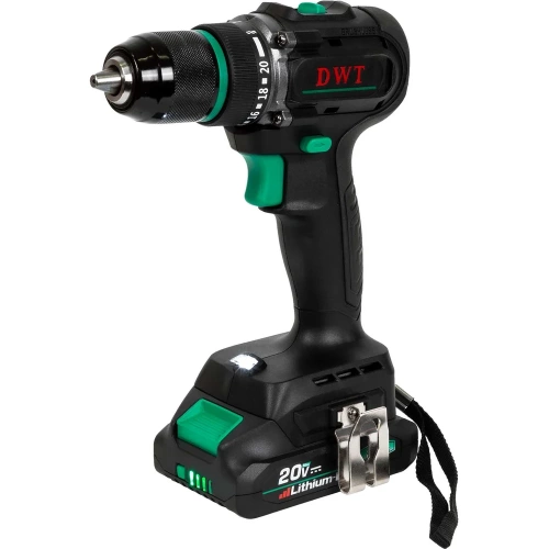 Бесщеточная аккумуляторная дрель-шуруповерт DWT ABSP-20 DNF-2 BMC фото 8