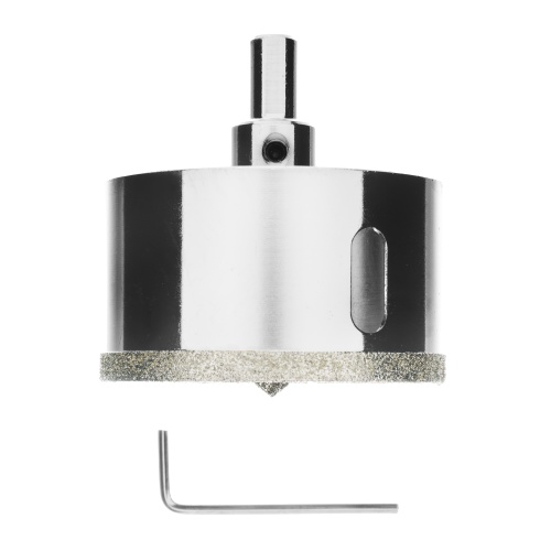 Сверло алмазное по керамограниту, 70 х 67 мм, трехгранный хвостовик Matrix фото 3