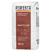 Стяжка пола Perfekta Фиброслой толстослойная 25 кг