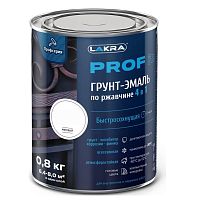 Грунт-эмаль по ржавчине 4 в 1 Лакра Prof it База С 0,8 кг