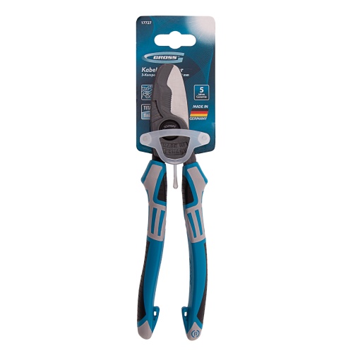 Кабелерез, трехкомпонентные рукоятки, 210 мм Gross фото 6