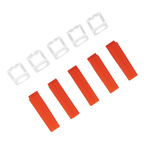 Комплект зажим + клин для системы выравнивания плитки СВП Ворота XL, 200/100 шт. в пакете Matrix фото 3