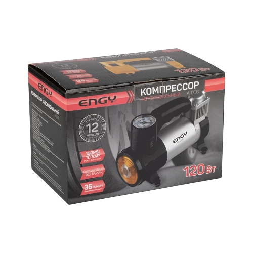 Автомобильный компрессор Engy a-006 черный 998585 фото 5
