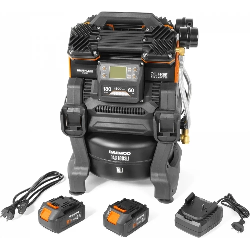 Аккумуляторный компрессор DAEWOO 42в/220в DAC 180S Li SET фото 4 Аккумуляторный компрессор DAEWOO 42в/220в DAC 180S Li SET фото 4