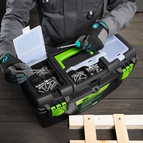 Ящик для инструментов 21”, с органайзерами Сибртех фото 10