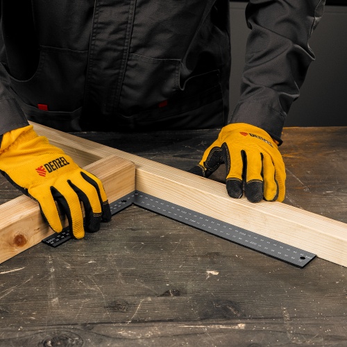 Угольник, 200 х 300 мм, алюминиевый, лазерная гравировка Denzel фото 6