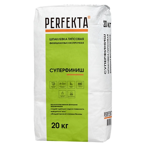 Шпатлевка гипсовая Perfekta Суперфиниш 20 кг