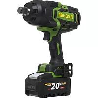 Гайковерт аккумуляторный PROCRAFT PWA90  20В 2100Нм (АКБ 8Ач + ЗУ) Кейс PWA90-1b-c