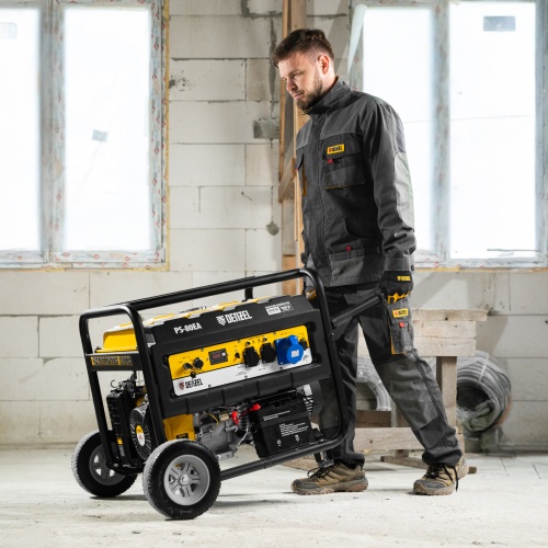 Генератор бензиновый PS 80 EA, 8.0 кВт, 230 В, 25 л, коннектор автоматики, электростартер Denzel фото 13 Генератор бензиновый PS 80 EA, 8.0 кВт, 230 В, 25 л, коннектор автоматики, электростартер Denzel фото 13
