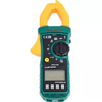 Клещи токоизмерительные цифровые Mastech MS2109B (ACV/DCV),переменный ток2/20/200/600A,(сопротивление,тест диодов,фонарик) 00-00013508