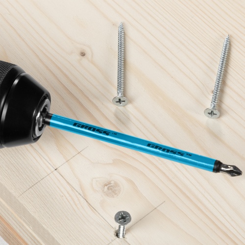 Бита PH2 х 127, сталь S2, 5 шт. Gross фото 7 Бита PH2 х 127, сталь S2, 5 шт. Gross фото 7