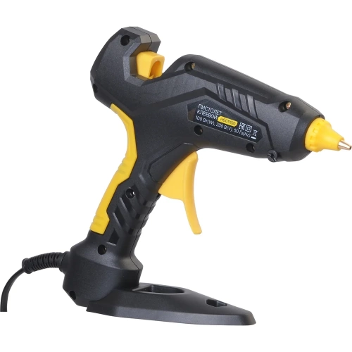 Пистолет клеевой Hanskonner 100 Вт, 2 сменных сопла, 4 стержня D 11 мм HGG11100 фото 10