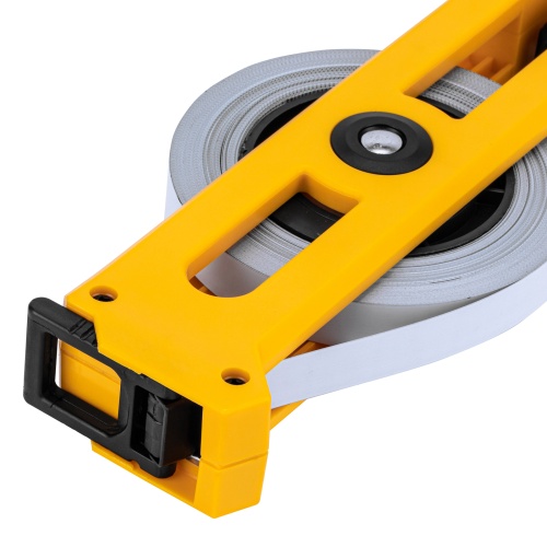 Рулетка геодезическая 20 м х 13 мм, открытый корпус, металлическая лента Denzel фото 8