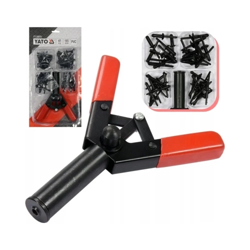 Заклепочник YATO для пластиковых заклепок набор 41 предмет YT-35970 394935970 092 1 Заклепочник YATO для пластиковых заклепок набор 41 предмет YT-35970 394935970 092 1