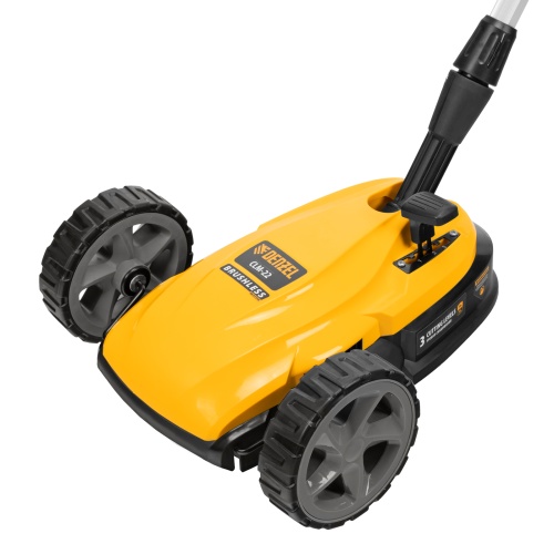 Портативная аккумуляторная газонокосилка CLM-22, Li-ion, 20В, 220 мм // Denzel фото 10