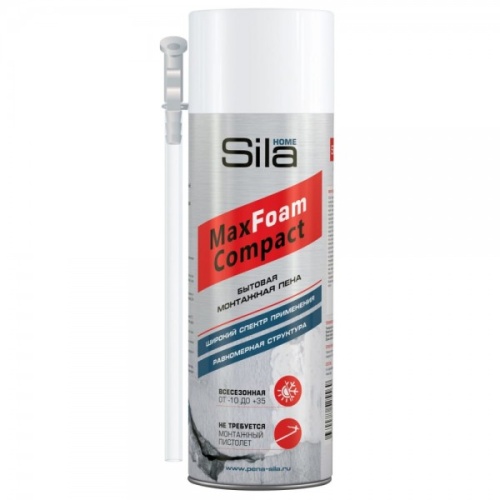 Монтажная пена Sila HOME MAX FOAM COMPACT 400 мл SILHMFCOM520