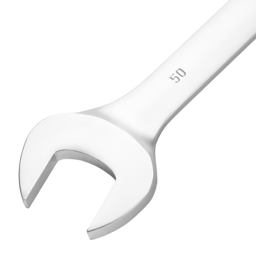 Ключ комбинированный 50мм, никелированный Сибртех фото 3