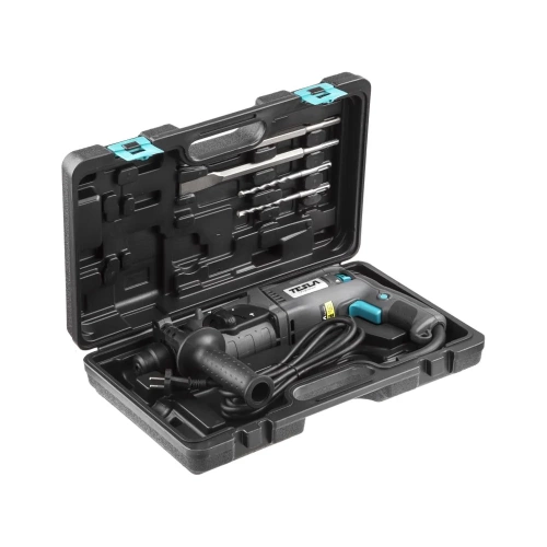 Перфоратор Tesla TR2450HR 800Вт, SDS+, 24мм, 0-1100об/мин, 3Дж, 3 режима кейс 628168 фото 10