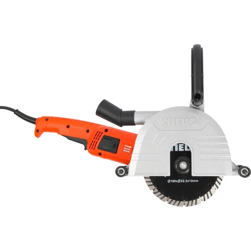 Штроборез электрический Спец ШЭМ-150/4000 2200Вт, 7500об/мин, 2 диска 180мм, штроба 40x60мм, подкл пылесоса, коробка + Диск алмазный отрезной 180*22,2*2,2мм СПЕЦ-4125/0513003 фото 6 Штроборез электрический Спец ШЭМ-150/4000 2200Вт, 7500об/мин, 2 диска 180мм, штроба 40x60мм, подкл пылесоса, коробка + Диск алмазный отрезной 180*22,2*2,2мм СПЕЦ-4125/0513003 фото 6