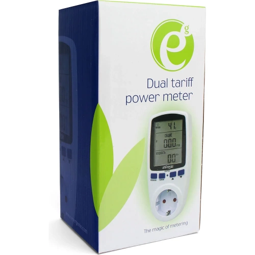 Измеритель мощности ваттметр Energenie двухтарифный, ЖК-дисплей 2.8″, русифицирован, белый EHB12-1 фото 5 Измеритель мощности ваттметр Energenie двухтарифный, ЖК-дисплей 2.8″, русифицирован, белый EHB12-1 фото 5