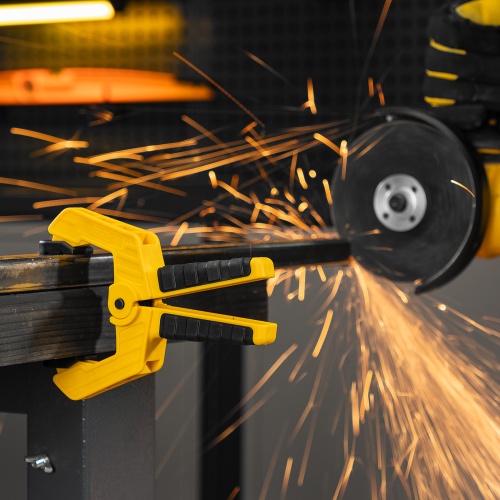 Струбцина клещеобразная, усиленная 65 х 50 мм, двухкомпонентные рукоятки Denzel фото 9 Струбцина клещеобразная, усиленная 65 х 50 мм, двухкомпонентные рукоятки Denzel фото 9