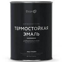 Эмаль термостойкая Elcon Max Therm 700 градусов белая 0,8 кг