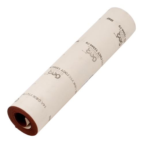 Шкурка на тканевой основе, зернистость № 0, 800 мм х 30 м, "БАЗ" фото 2