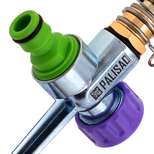 Разбрызгиватель латунный, импульсный, с регулировкой угла горизонт распыления до 26 м Palisad фото 4