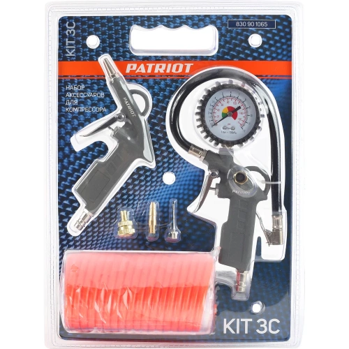 Набор пневмоинструмента PATRIOT KIT 3C 830901065 фото 5 Набор пневмоинструмента PATRIOT KIT 3C 830901065 фото 5