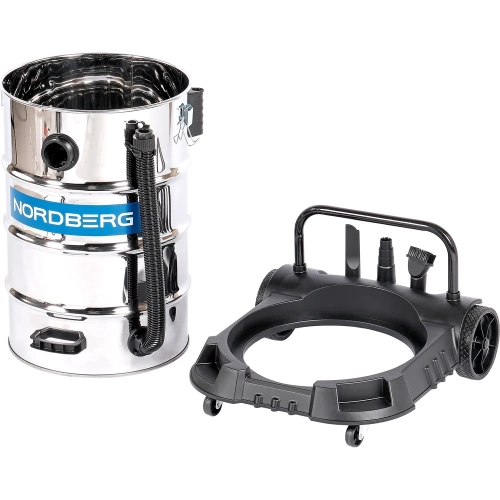 Пылесос двухтурбинный NORDBERG 80л 2400 Вт NV82 фото 3