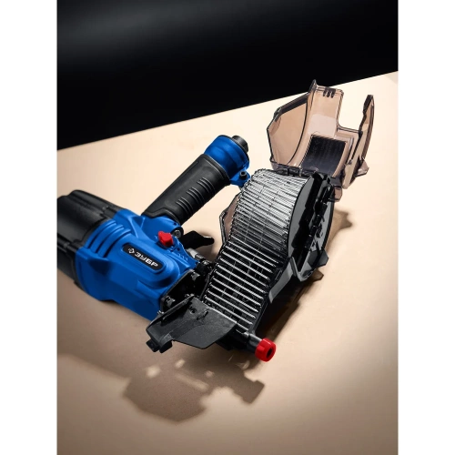 Пневматический обшивочный нейлер для барабанных гвоздей ЗУБР профессионал CSN-65 CSN (38-65 мм) 31922 фото 9 Пневматический обшивочный нейлер для барабанных гвоздей ЗУБР профессионал CSN-65 CSN (38-65 мм) 31922 фото 9