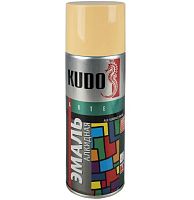 Эмаль аэрозольная универсальная Kudo KU-1009 бежевая 520 мл