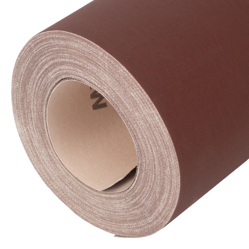 Шкурка на тканевой основе, KK19X W, зернистость М40(P 400) бобина 200 мм х 20 м, водостойкая, "БАЗ" фото 4