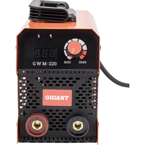 Инверторный сварочный аппарат (220 А; дисплей; кабель 2.5+1.5 м) Gigant GWM-220 фото 7 Инверторный сварочный аппарат (220 А; дисплей; кабель 2.5+1.5 м) Gigant GWM-220 фото 7