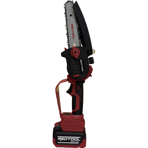 Аккумуляторная цепная пила REDTOOL BS-2125 20В, шина 6", максимальная режущая способность 150 мм RT 2125 фото 4