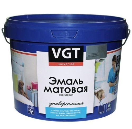 Эмаль универсальная VGT ВД-АК-1179 матовая База С 2,5 кг