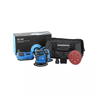 Машина шлифовальная орбитальная NORDBERG с регулировкой оборотов, аккумуляторная, 150 мм NE436K