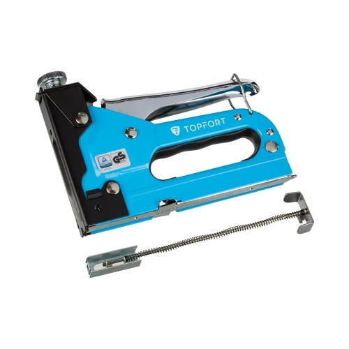 Степлер цельнометаллический с регулировкой силы удара Topfort по металлу 1704759 фото 3